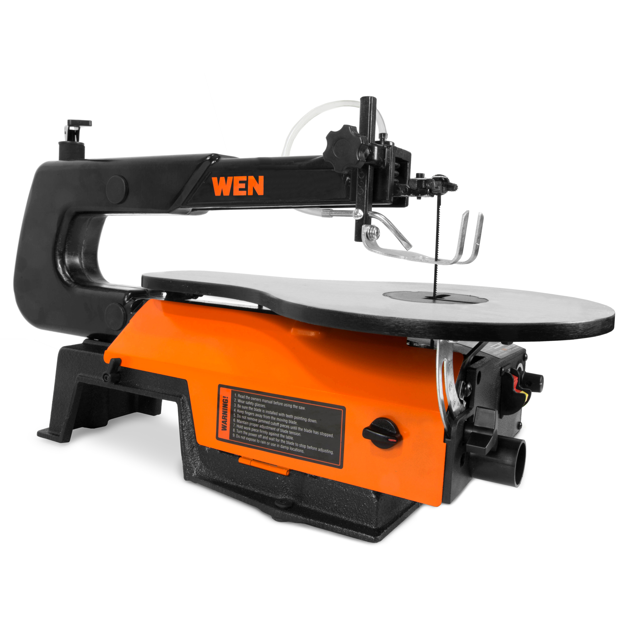 WEN Variable Speed Scroll Saw - 16in., Easy Blade Changes, Cast Iron Base, Model# 3922
